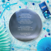 セレニティ祈りの言葉 ペーパープレート (パーティー)