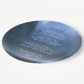 セレニティ祈りの言葉 ペーパープレート (アングル)