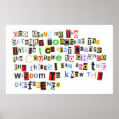 セレニティ祈りの言葉 ポスター (正面)