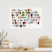 セレニティ祈りの言葉 ポスター (キッチン)