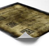 セレニティ祈りの言葉 ポスター (角)