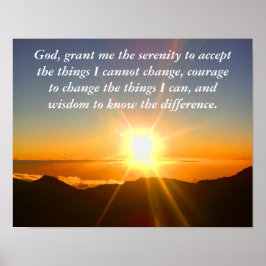 セレニティ祈りの言葉_ポスター ポスター