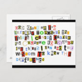 セレニティ祈りの言葉 ポストカード (正面/裏面)