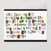 セレニティ祈りの言葉 ポストカード (正面)