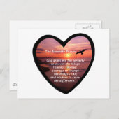 セレニティ祈りの言葉 ポストカード (正面/裏面)