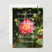 セレニティ祈りの言葉 ポストカード (正面/裏面)