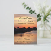 セレニティ祈りの言葉 ポストカード (スタンド正面)