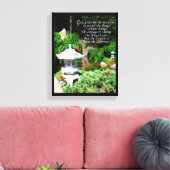 「セレニティ祈りの言葉」ラップされたキャンバス キャンバスプリント (インサイチュ (リビング))