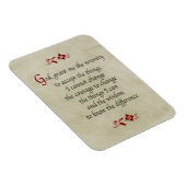 セレニティ祈りの言葉/ヴィンテージスタイル マグネット (右側)