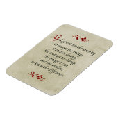 セレニティ祈りの言葉/ヴィンテージスタイル マグネット (左側)