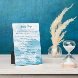 セレニティ祈りの言葉、勇気と知恵 フォトプラーク