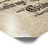 セレニティ祈りの言葉：書道、アンティーク、回復 フォトプリント            (角)