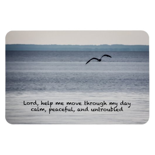 セレニティ祈りの言葉（水辺） -- マグネット (横)