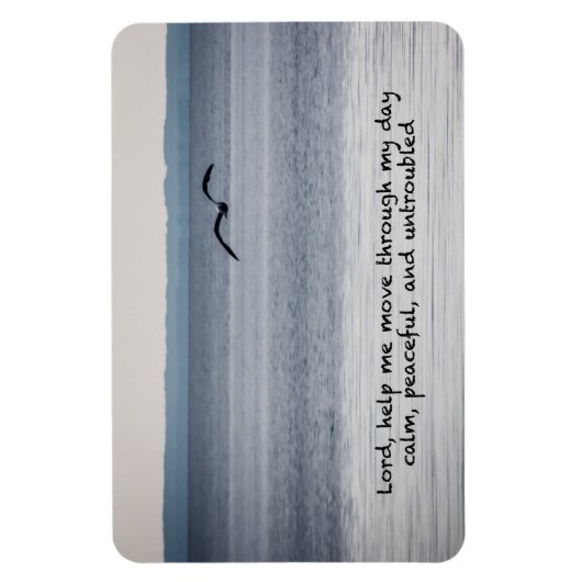 セレニティ祈りの言葉(水辺) -- マグネット (縦)