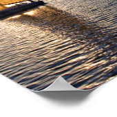 セレニティ祈りの言葉:海、強さ/レコブの帆船 ポスター (角)