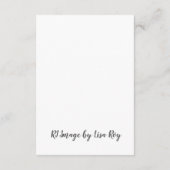 セレニティ祈りの言葉RI滝ポナガンセ  エンクロージャーカード (裏面)