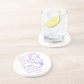 セレニティ祈りの言葉w/ドッグコースター コースター (側面)