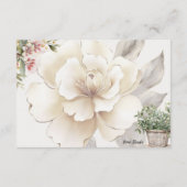 セレニティ空白のレシピカード エンクロージャーカード (裏面)