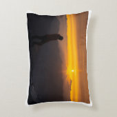 セレニティ開花:自然インスパイアピローデザイン アクセントクッション (正面(垂直))