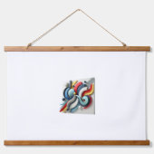 「セレニティ・イン・シンプル」 吊り下げ型タペストリー (正面3)