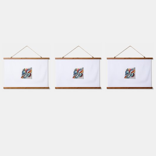 「セレニティ・イン・シンプル」 吊り下げ型タペストリー (トリプル)