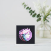 「セレニティ・イン・スタイル」女子美しい スクエア名刺 (スタンド正面)