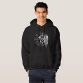 セレニティ・オブ・ザ・ハート-フード付きスウェットシャツ(白) パーカ (正面フル)