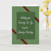 セレニティ&ジョイソブリティ誕生日 カード (黄色い花)