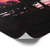 「セレニティ」トロピカルアイランド海アートポスタープリント ポスター (角)