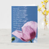 セレニティ・プレイヤーカード、精神的指導、名前を追加 カード (黄色い花)