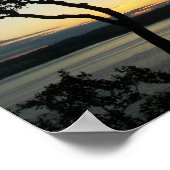 セレニティ・プレイヤー 夕焼けの写真プリント ポスター (角)
