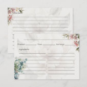 セレニティ ベーシック レシピ カード (正面/裏面)