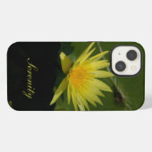 セレニティ《植物》スイレン iPhoneケース (裏面横)