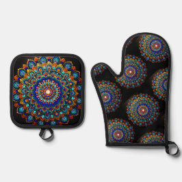 セレニティ 鍋つかみ&鍋敷きセット