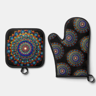 セレニティ 鍋つかみ&鍋敷きセット