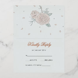 セレニティRSVP 箔シーズンポストカード