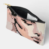 セレニテポートレートモデルネニュートルピクセルアート アクセサリーポーチ (見開き)