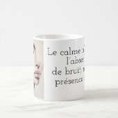 セレニテポートレートモデルネニュートルピクセルアート コーヒーマグカップ (中央)