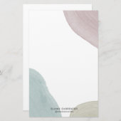 セレニモダンティ | ひなパーソナライズされた形紙 便箋 (正面/裏面)