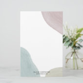 セレニモダンティ | ひなパーソナライズされた形紙 便箋 (スタンド正面)