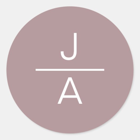 セレニモダンティ |モノグラムラウンドステッカー ラウンドシール (正面)