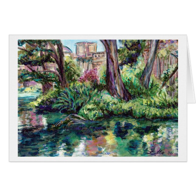 セレニ絵画ティのカード (正面横)