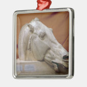 セレネの馬の頭部 メタルオーナメント (左)