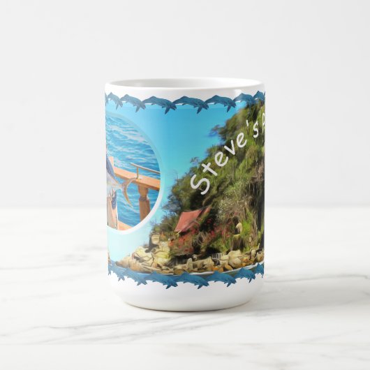 セレネイエラ魚釣りパラダイス0758 コーヒーマグカップ (中央)