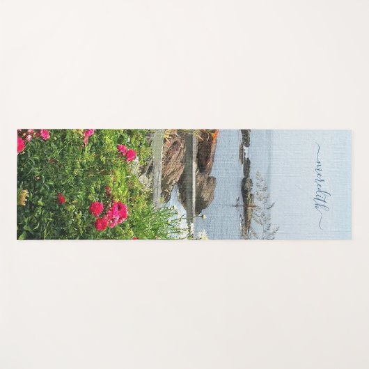 セレネガーデンビュー海コーブネーム ヨガマット (正面(横))