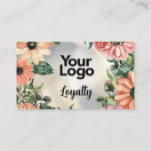 セレネガーデンリースパステルエレガントフローラ エンクロージャーカード (裏面)