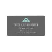 セレネサロン住所 シール (正面)