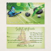 セレネサンシャインセラピストギフト名刺 (正面&裏面)