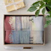 セレネサンセットオーバー海ハッピーバースデーイエス 薄葉紙 (ギフト)