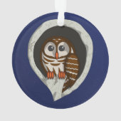 セレネザフクロウアクリルオーナメント オーナメント (裏面)